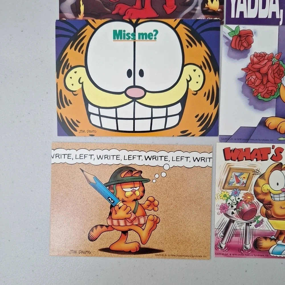 RARE Vintage GARFIELD Postcards Unposted NOS 4x6, Set Of 12, NEW